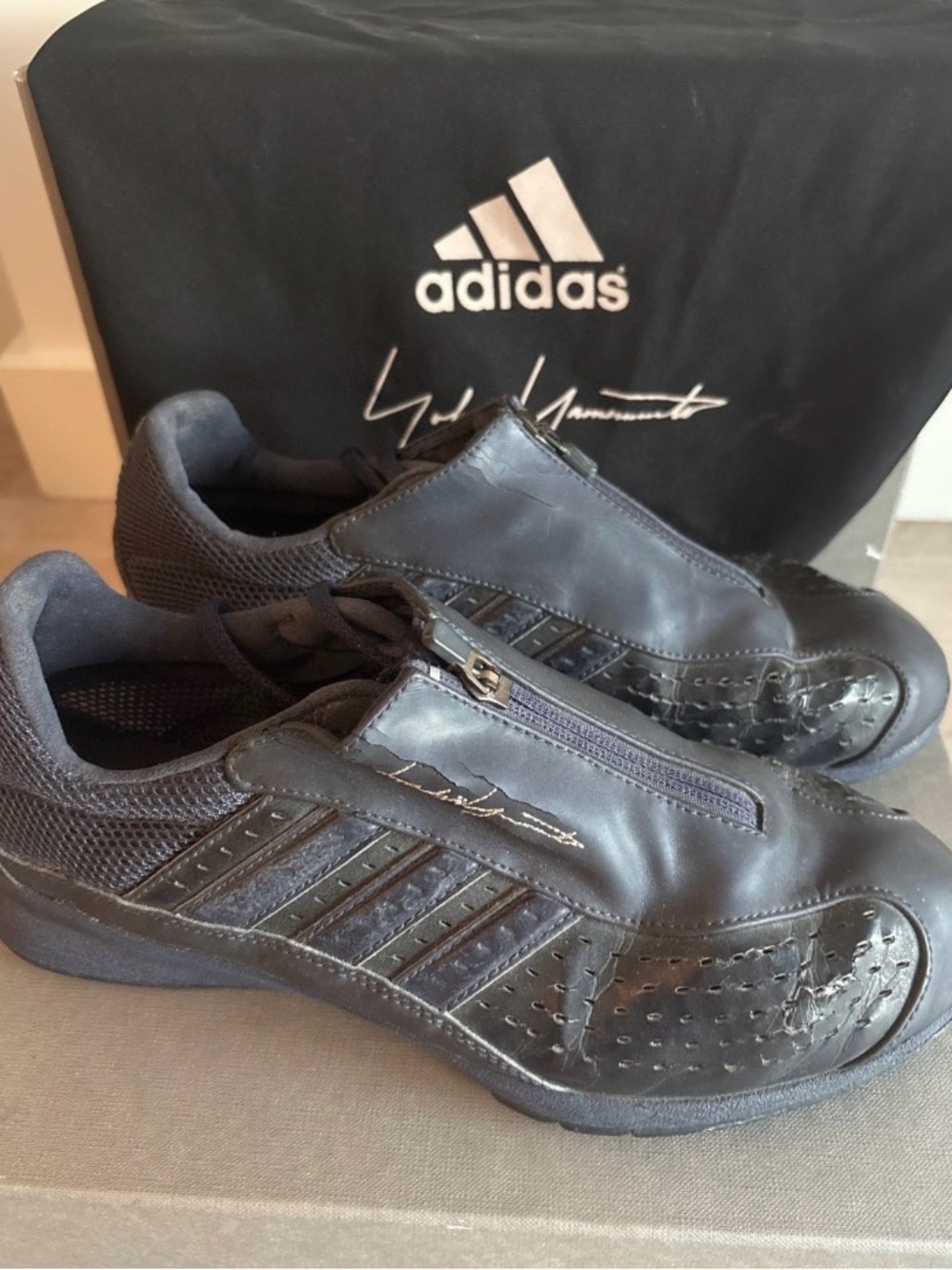 Vintage 2002 Yohji Yamamoto Zip-Front Sneakers